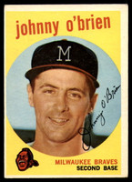 1959 Topps #499 Johnny O'Brien EX++ ID: 69937