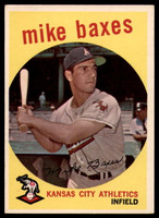 1959 Topps #381 Mike Baxes EX++