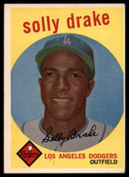 1959 Topps #406 Solly Drake EX ID: 68978