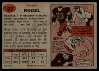 1957 Topps #27 Fran Rogel EX++