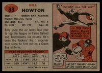 1957 Topps #33 Bill Howton EX++