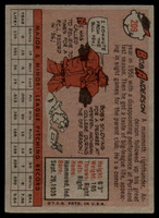 1958 Topps #209 Bob Anderson VG RC Rookie ID: 63617