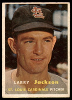 1957 Topps #196 Larry Jackson UER VG