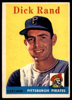 1958 Topps #218 Dick Rand VG RC Rookie