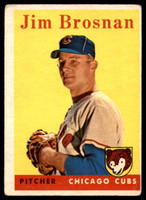 1958 Topps #342 Jim Brosnan VG ID: 64198