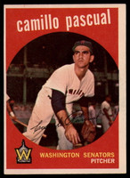 1959 Topps #413 Camilo Pascual UER EX++ ID: 69063