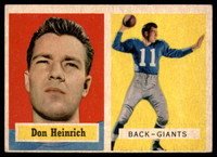 1957 Topps #47 Don Heinrich EX++ ID: 72391