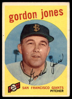 1959 Topps #458 Gordon Jones EX++ ID: 69609