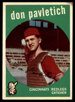 1959 Topps #494 Don Pavletich EX++ RC Rookie ID: 69880