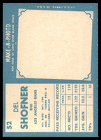 1961 Topps #52 Del Shofner NM+ ID: 75001