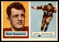 1957 Topps #60 Chuck Drazenovich EX++ ID: 72443