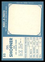 1961 Topps #52 Del Shofner NM ID: 75006