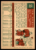 1959 Topps #55 Tom Brewer VG ID: 65798