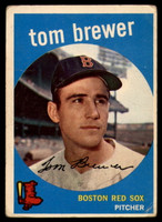 1959 Topps #55 Tom Brewer VG ID: 65804