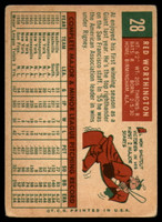 1959 Topps #28 Red Worthington VG ID: 65595
