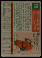 1959 Topps #321 Bob Giallombardo Dodgers VG
