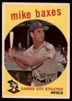 1959 Topps #381 Mike Baxes EX ID: 68680