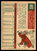 1959 Topps #403 Clem Labine VG ID: 68942
