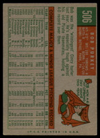 1959 Topps #506 Bob Purkey EX ID: 69993