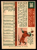 1959 Topps #386 Jim Delsing EX ID: 68743