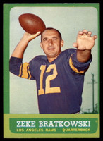 1963 Topps # 38 Zeke Bratkowski EX/NM ID: 75403