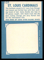 1961 Topps #121 Cardinals Team EX/NM ID: 75184