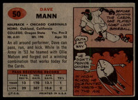 1957 Topps #50 Dave Mann EX