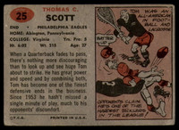 1957 Topps #25 Tom Scott VG ID: 72300