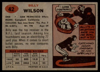 1957 Topps #42 Billy Wilson VG ID: 72365