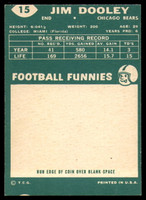 1960 Topps #15 Jim Dooley EX ID: 74061