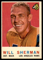 1959 Topps #127 Will Sherman EX++