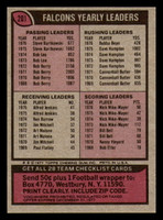 1977 Topps #201 Atlanta Falcons UER CL Ex-Mint 