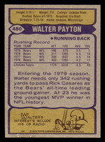 1979 Topps #480 Walter Payton Ex-Mint  ID: 301766