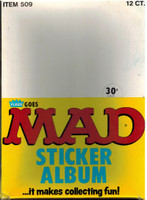 1983 Fleer Mad Sticker Album Box Of 12  #*