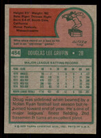 1975 Topps #454 Doug Griffin Ex-Mint  ID: 302735