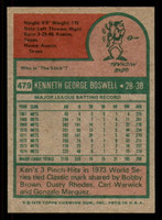 1975 Topps #479 Ken Boswell Ex-Mint  ID: 302756
