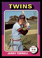 1975 Topps #654 Jerry Terrell Excellent+ 