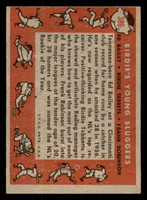 1958 Topps #386 Ed Bailey/Birdie Tebbetts/Frank Robinson Birdies' Young Sluggers Ex-Mint  ID: 303182