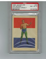 1956 Topps Adventure #79 Jim Jeffries Calif. Grizzly   PSA 8 NM-MT  #*