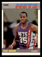 1987-88 Fleer #14 Tony Brown Near Mint Basketball  ID: 303236