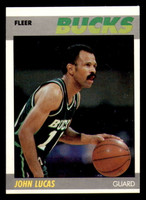 1987-88 Fleer #66 John Lucas Ex-Mint Basketball 