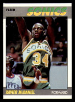 1987-88 Fleer #73 Xavier McDaniel Near Mint+ Basketball  ID: 303381