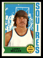 1974-75 Topps #213 Larry Miller Near Mint+  ID: 304266