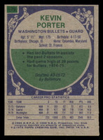 1975-76 Topps # 79 Kevin Porter Miscut 