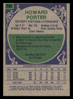1975-76 Topps #138 Howard Porter Miscut 