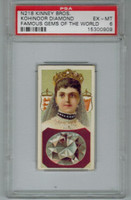 1889 N218 FAMOUS GEMS OF THE WORLD KOHINOOR DIAMOND PSA 6 EX-MT   #*