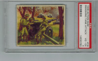 1938 ACTION GUM #18 SMASHING TANK ATTACK  PSA 4 VG-EX  #*