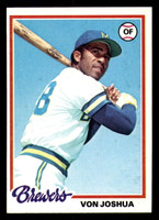 1978 Topps #108 Von Joshua Near Mint+ 