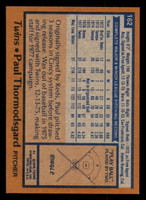 1978 Topps #162 Paul Thormodsgard Near Mint+ RC Rookie  ID: 304878