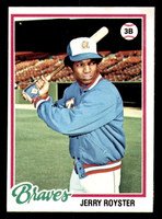 1978 Topps #187 Jerry Royster DP Near Mint+  ID: 304903